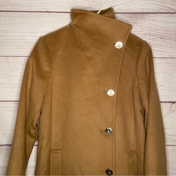 MICHAEL Michael Kors Wool Coat -Dark Camel size PM NEW WITH TAGS - Picture 16 of 16